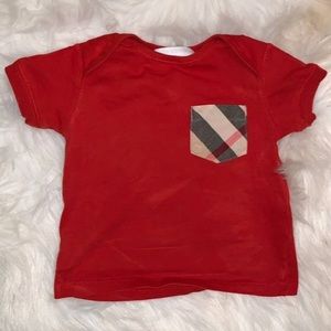 Burberry Infant Baby boys shirt size 6-9M